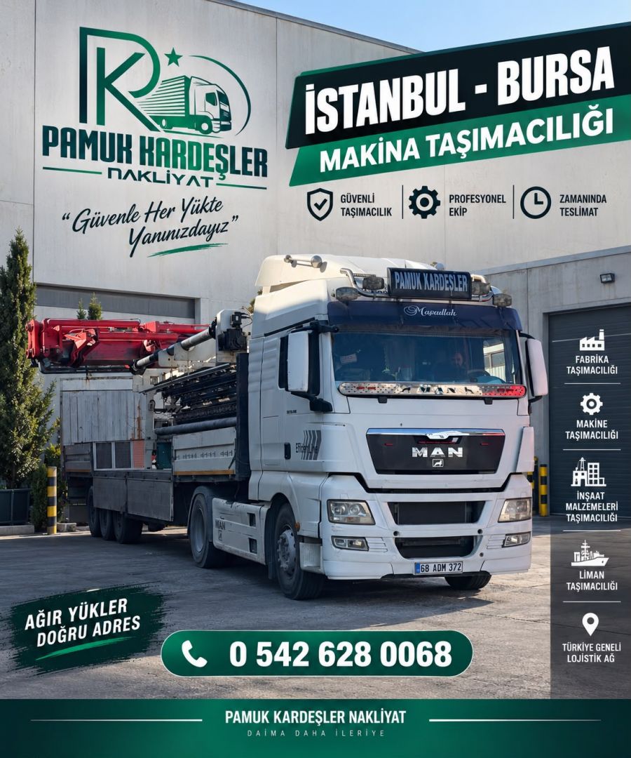 MAKİNA VE EKİPMAN TAŞIMACILIĞI
